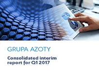 Year-on-year increase in Grupa Azoty Group’s revenue in Q1 2017